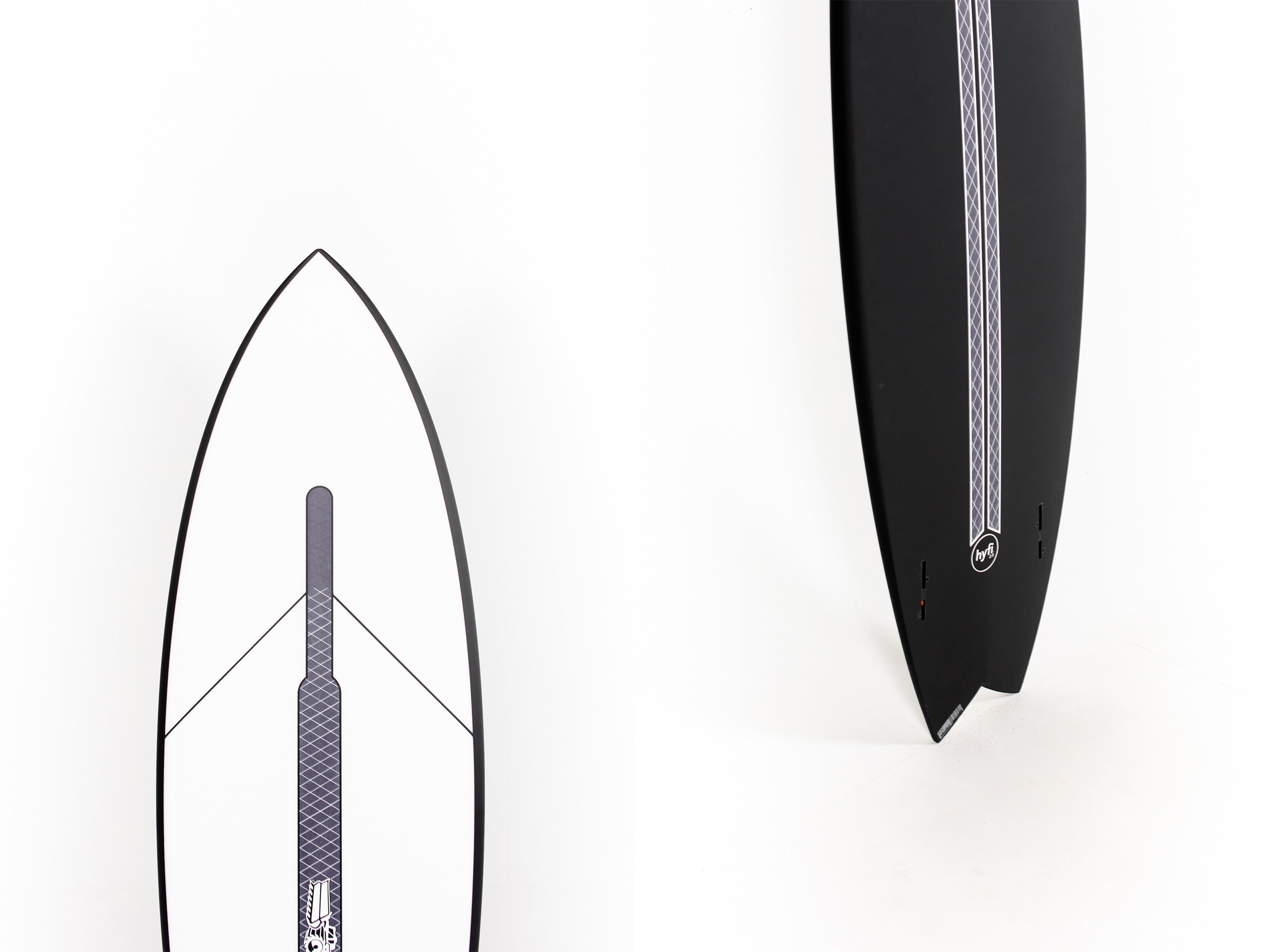 JS Surfboards - BLACK BARON HYFI - 5'8" x 20 1/4 x 2 1/2 x 31,7L - BLACKBHYFI508