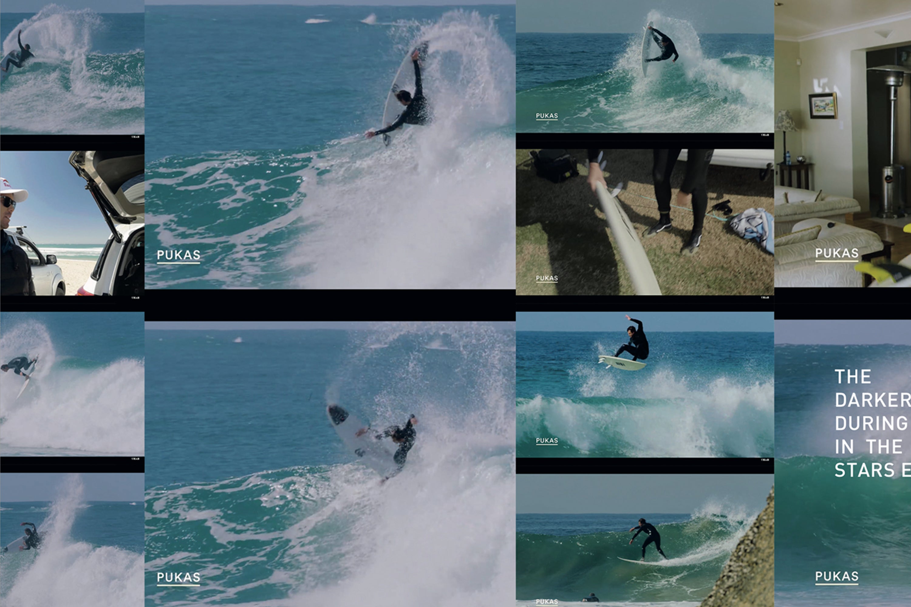 Pukas Darker as seen in Stab in the Dark All Stars Edition with Dane Reynolds and Jordy Smith