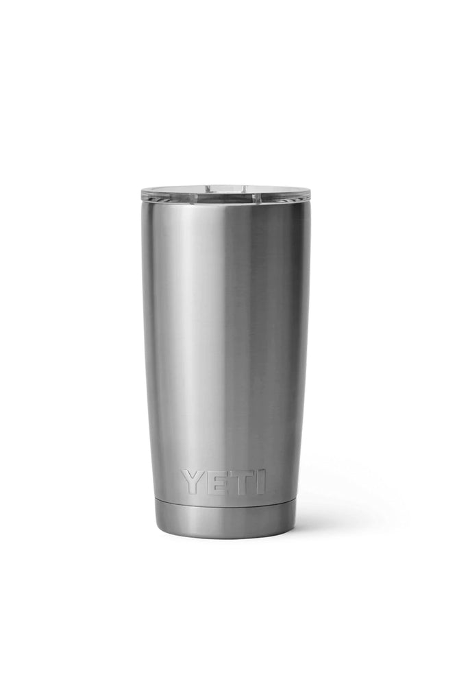 Yeti Rambler 20 Oz. Silver Stainless Steel Insulated Tumbler