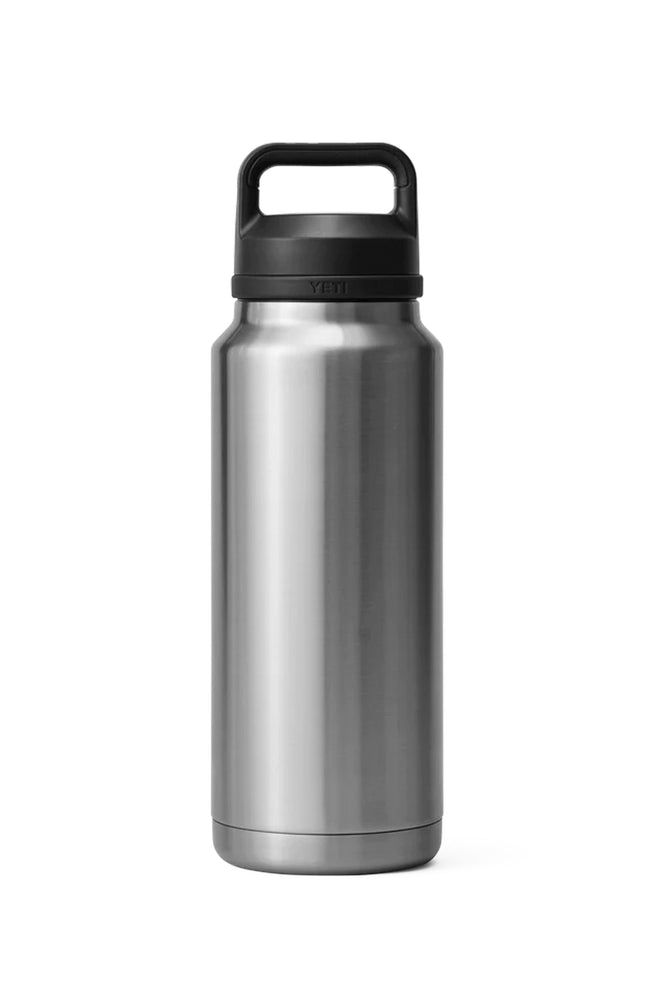 YETI Rambler 26 oz Bottle, Vacuum Insulated, Stainless Steel with Straw  Cap, Black