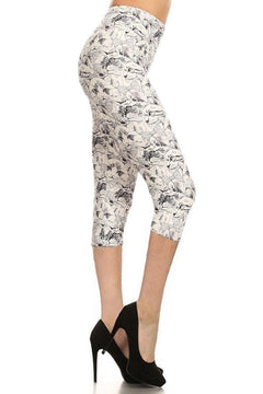 High Waisted Capri Leggings