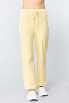 Solid Cotton Lounge Pajama Pants