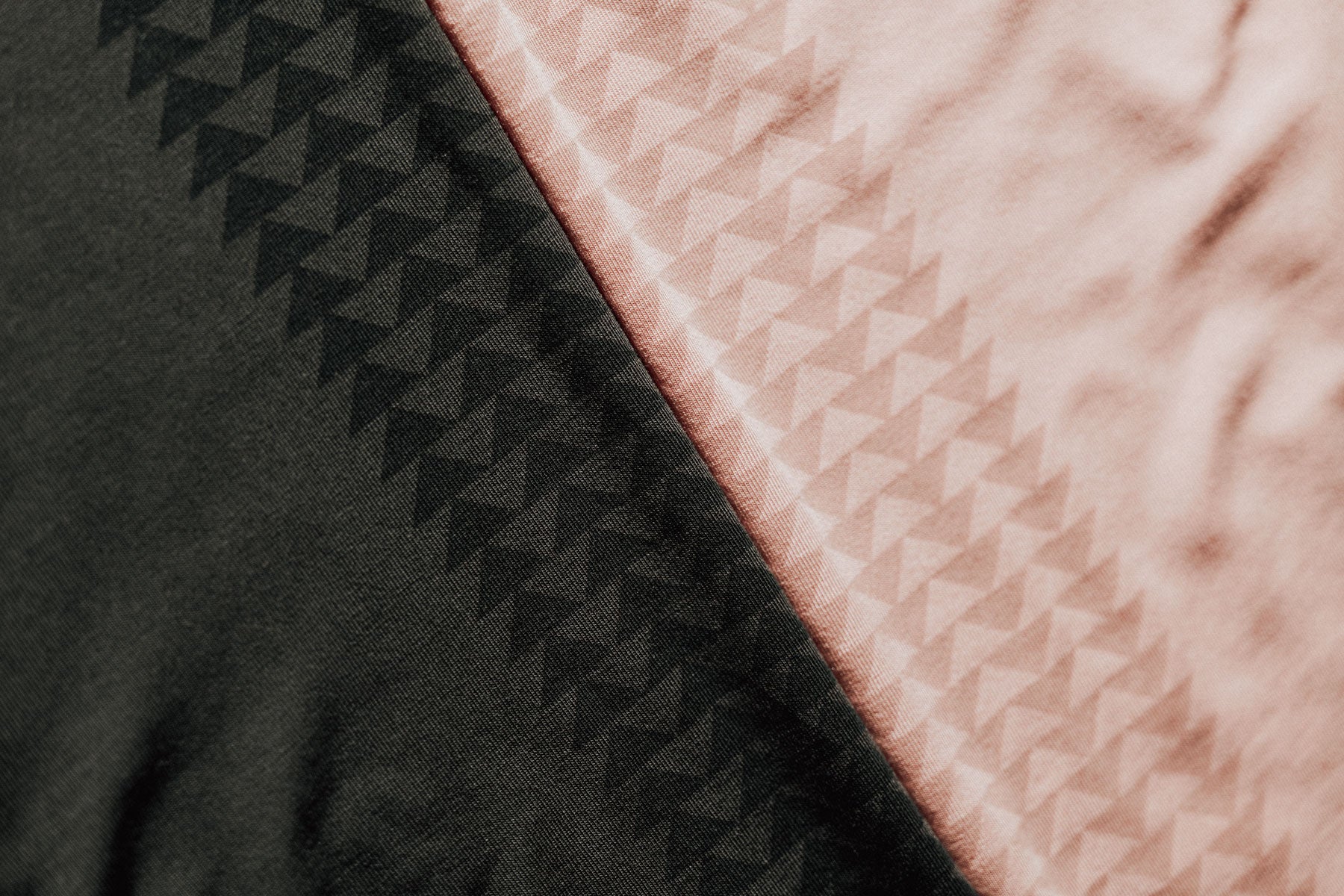 so ill x BN3TH x on the roam boxer briefs dirty pink and black triangles pressed together