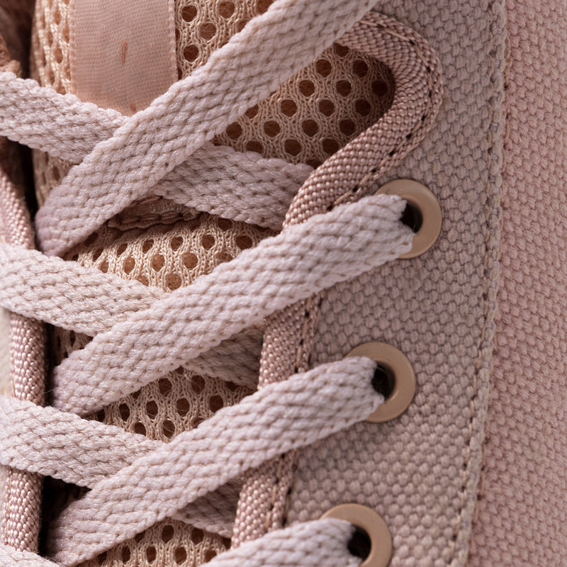 So iLL x On The Roam Dirty Pink Drifter close up of shoe tongue area