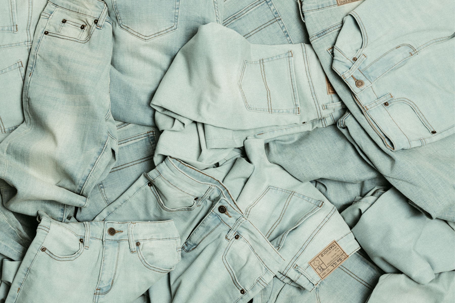 So iLL light wash denim is shown in a heap of so ill light wash denim