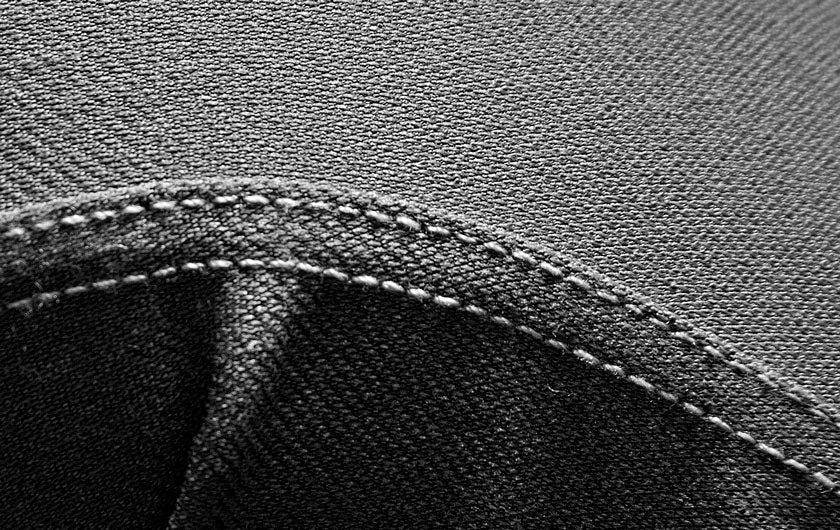 macro shot of Active Jeans Black So iLL