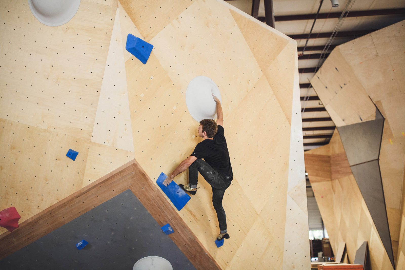 men's so ill climbing denim jeans bouldering at nashville gym