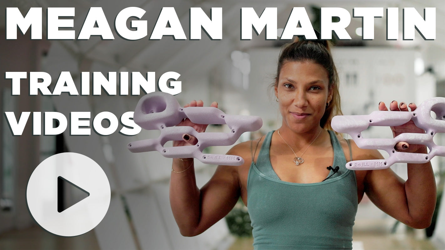 meagan martin shows off her training tiles and the workout videos