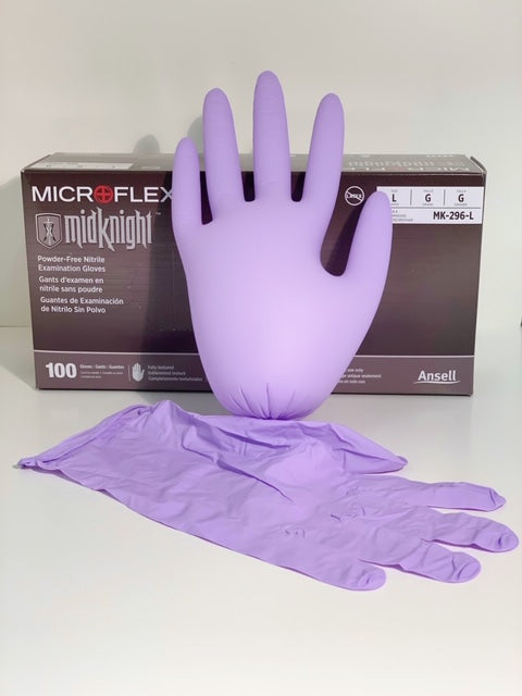 nitrile gloves bleach