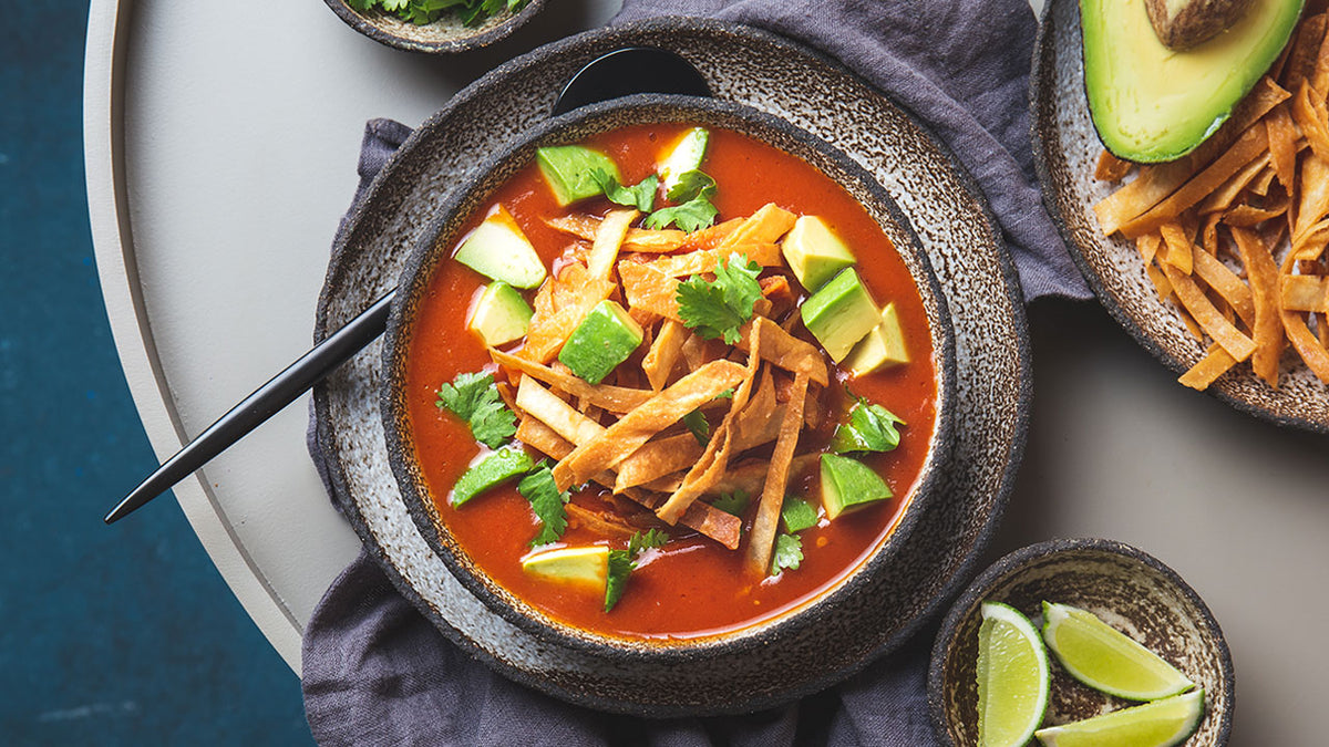 Sopa de tortilla con pollo y chipotle – Natureganix