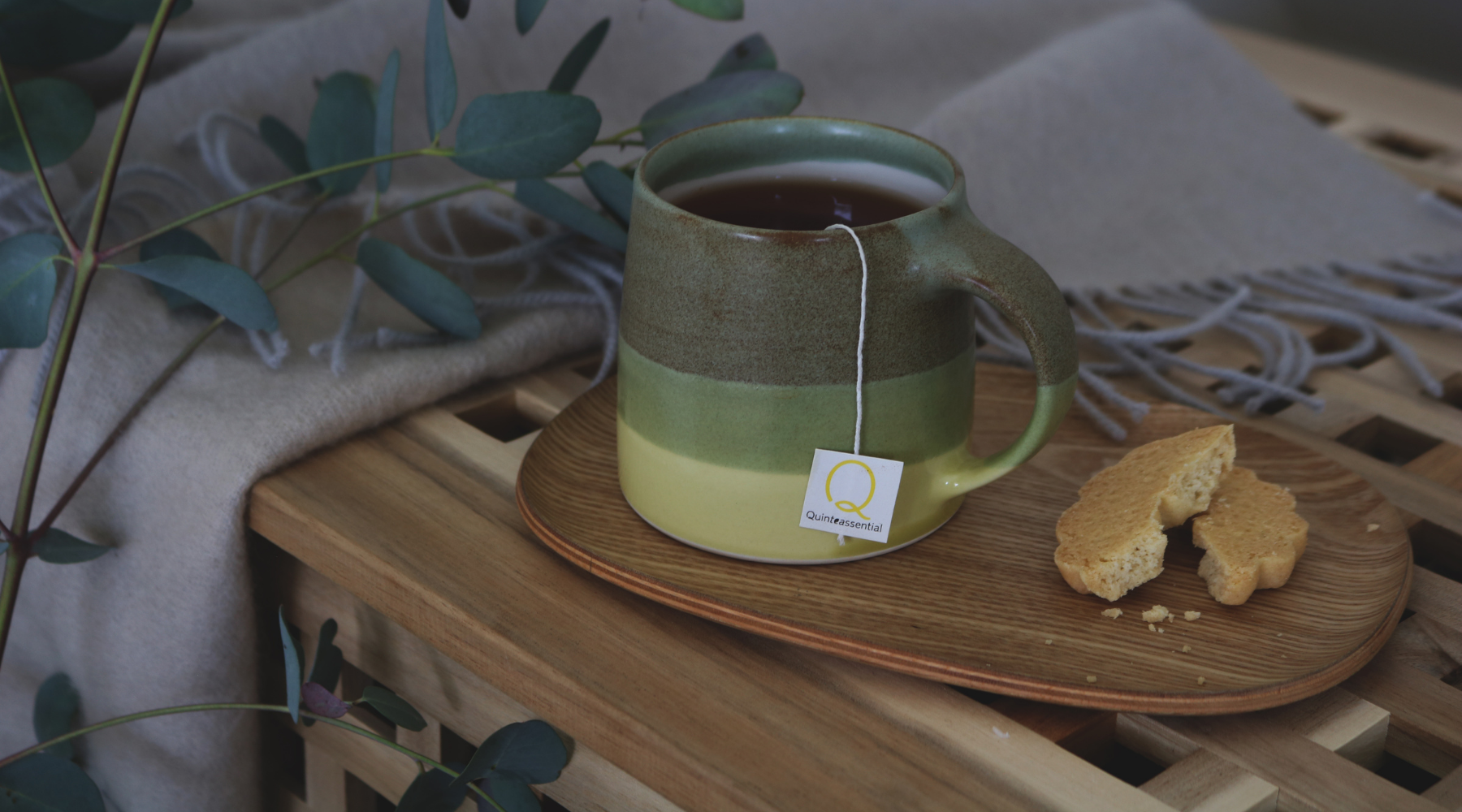 Imperial Earl Grey tea bag in cup