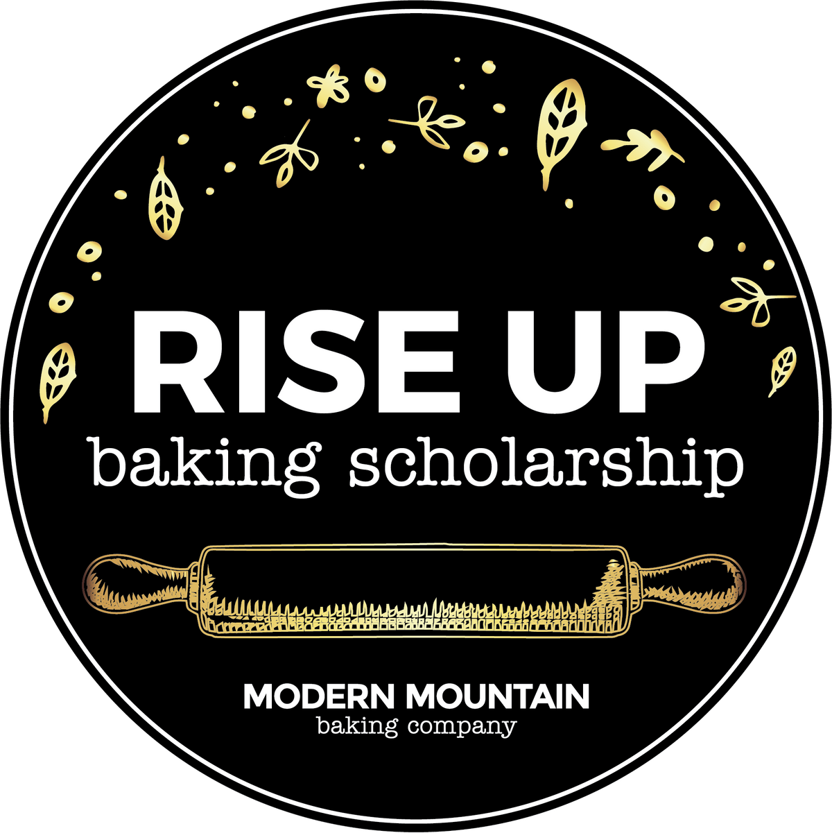 Modern Mountain's Rise Up Baking Scholarship Logo