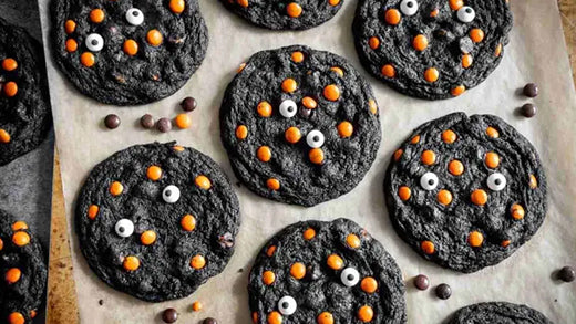 These Black Cookies made with Black Cocoa, Butterscotch & Espresso are more for me than for the kids if I’m honest, but Halloween is for grown ups too! 