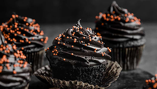 These Black Velvet Cupcakes are a spooky twist on the southern classic red velvet cake! 