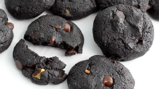 Keto brownie cookies with black cocoa powder