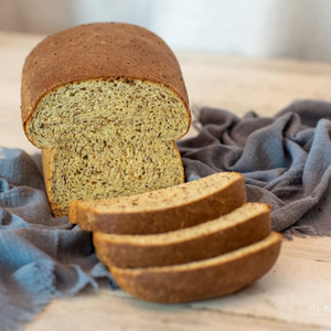 Loaf of keto bread from @thebutterflybakeress