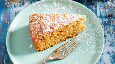 A dish of keto blueberry custard bars