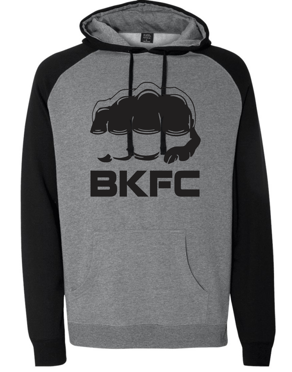 BKFC Logo 2 Raglan Fleece Hoodie – BKFC Shop