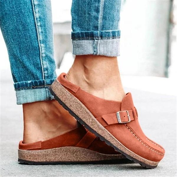 comfy slip on sandals