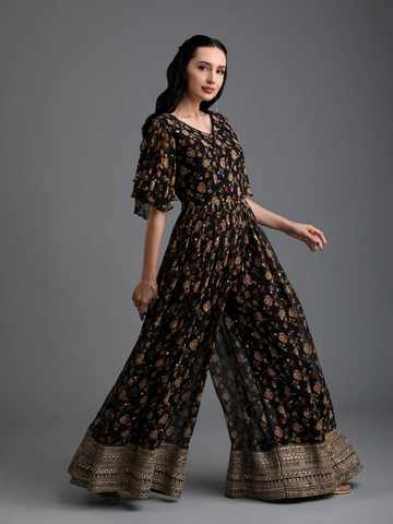 Ethnic Jumpsuits Design For The New Fashion Standards Of Indian Weddin –  Tirumala Designers