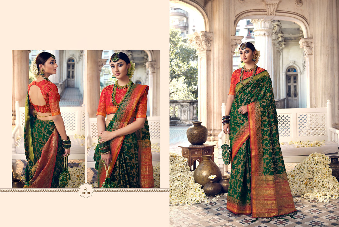 Adorable Dark-green Color Gorgeous Softly Woven |Banarasi Silk Saree |Kotasilk