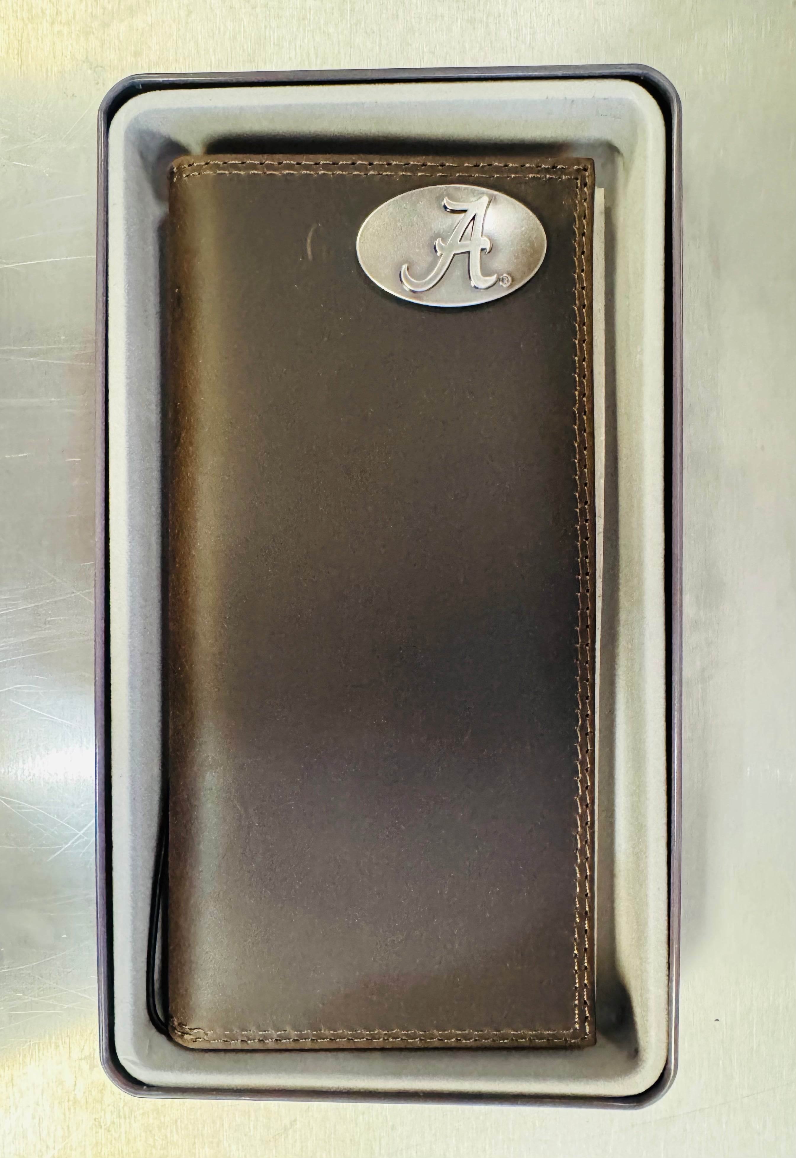 Zep-Pro-Alabama-Leather Roper Concho Wallet