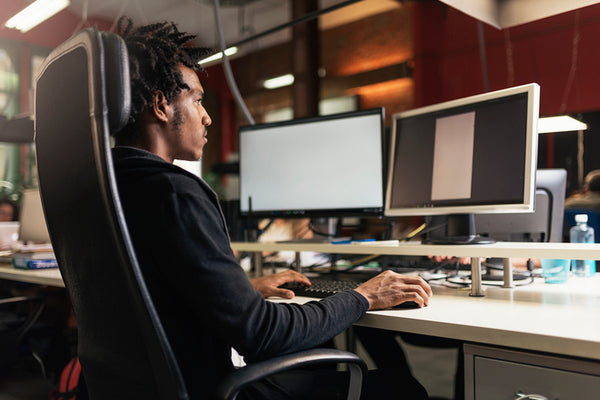 businessman working in office work