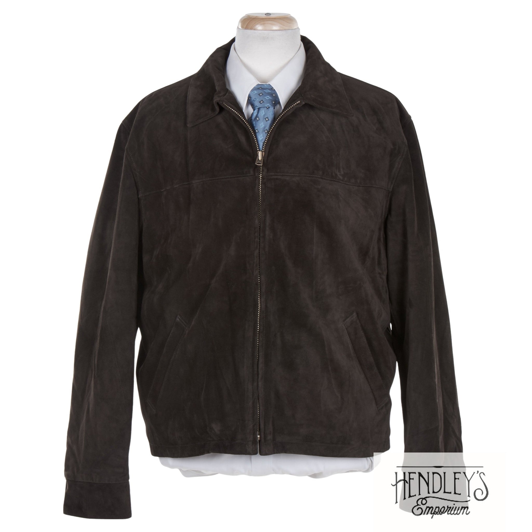 Vintage 90s Jacket Polo Sport Ralph Lauren L Brown Suede Trucker |  HendleysEmporium