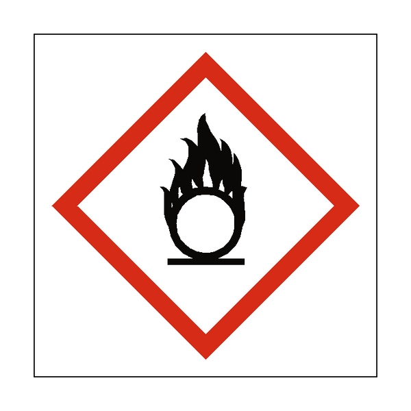 Oxidising COSHH Sign | PVC Safety Signs