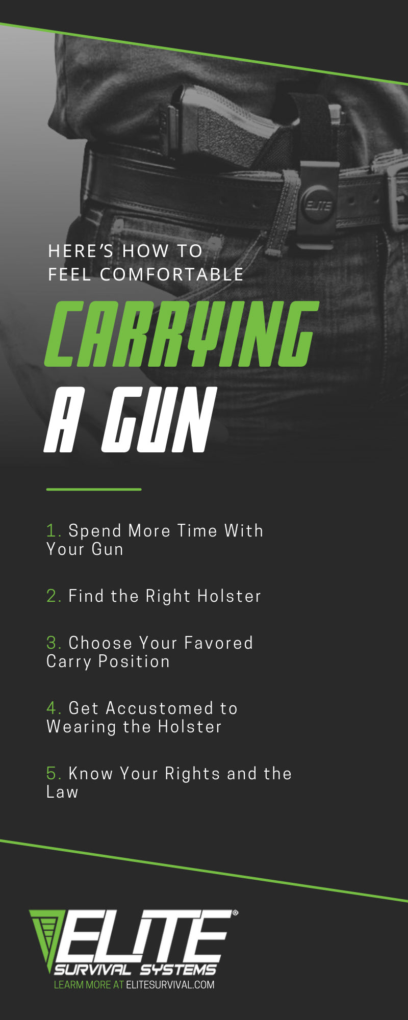 Here’s How To Feel Comfortable Carrying a Gun