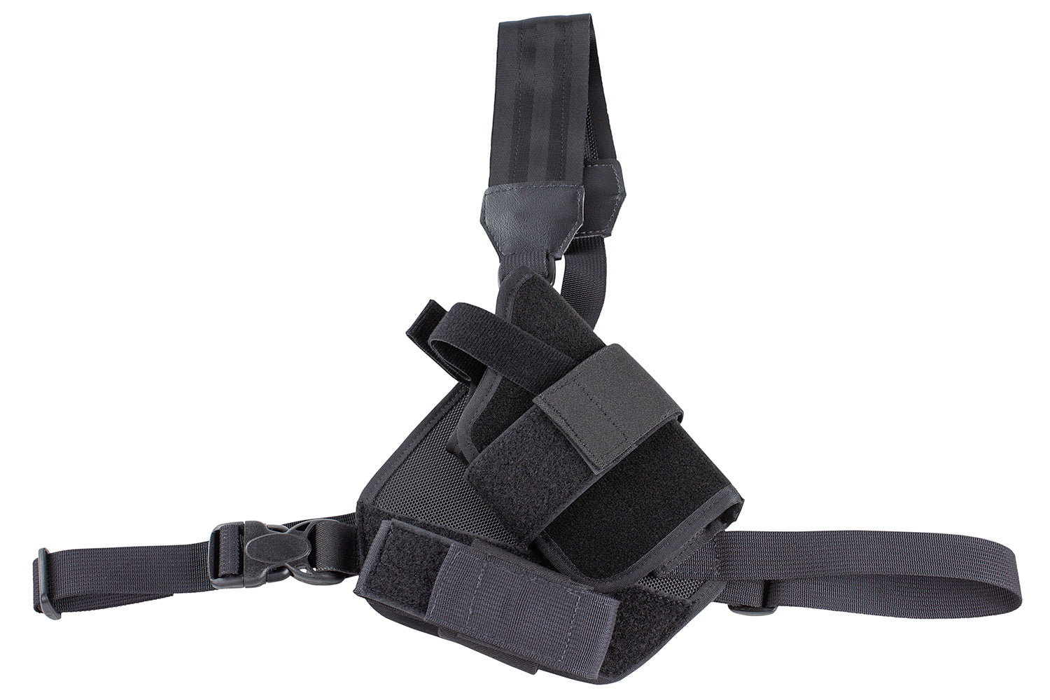 Matrix Special Force Quick Draw Tactical Thigh Holster w/ Drop Leg Panel  (Black / Left Leg) - Hero Outdoors