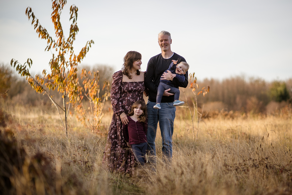 Haley Brothers, Founder of Weekend Made with her husband, daughter and son.