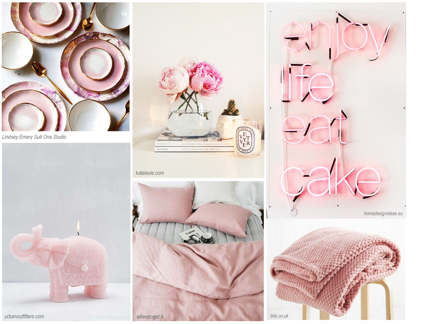 pink home accessories cushions