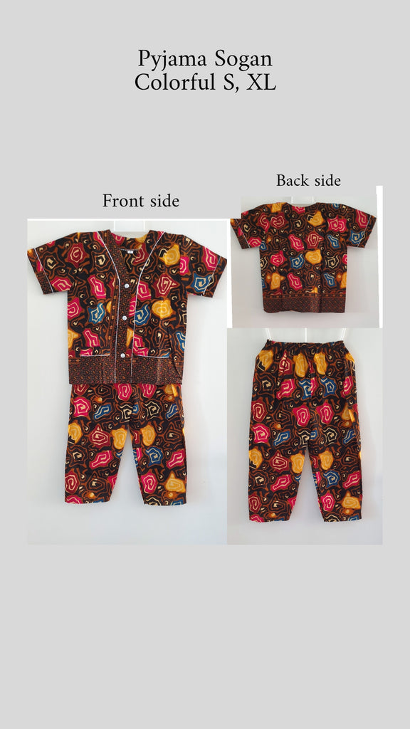 golf logboek verkopen Children Pyjama Colorful Size S and XL – Batik Pearl