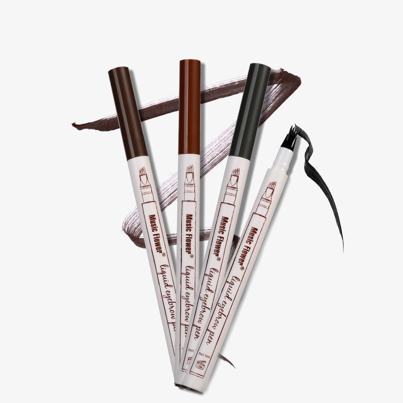 Music Flower 4 Colors Liquid Private Label Factory Customization Waterproof  Long Lasting Eyebrow Pencil  Buy Private Label Brow PencilEyebrow Pencil  TattooLow Moq Private Label Eye Pencil Waterproof Long Lasting Eyebrow  Pencil