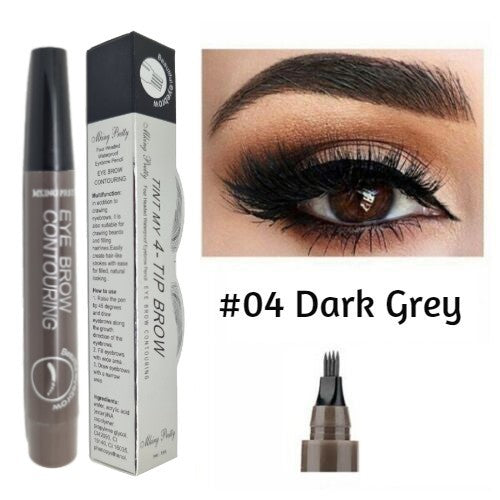 Buy Digital Shoppy Eyebrow Tattoo Pen Waterproof 4 Points Eyebrow Pen Long  Lasting Liquid Brow Pencil Natural Microblade Eyebrow Pencil Black05  Online at Low Prices in India  Amazonin