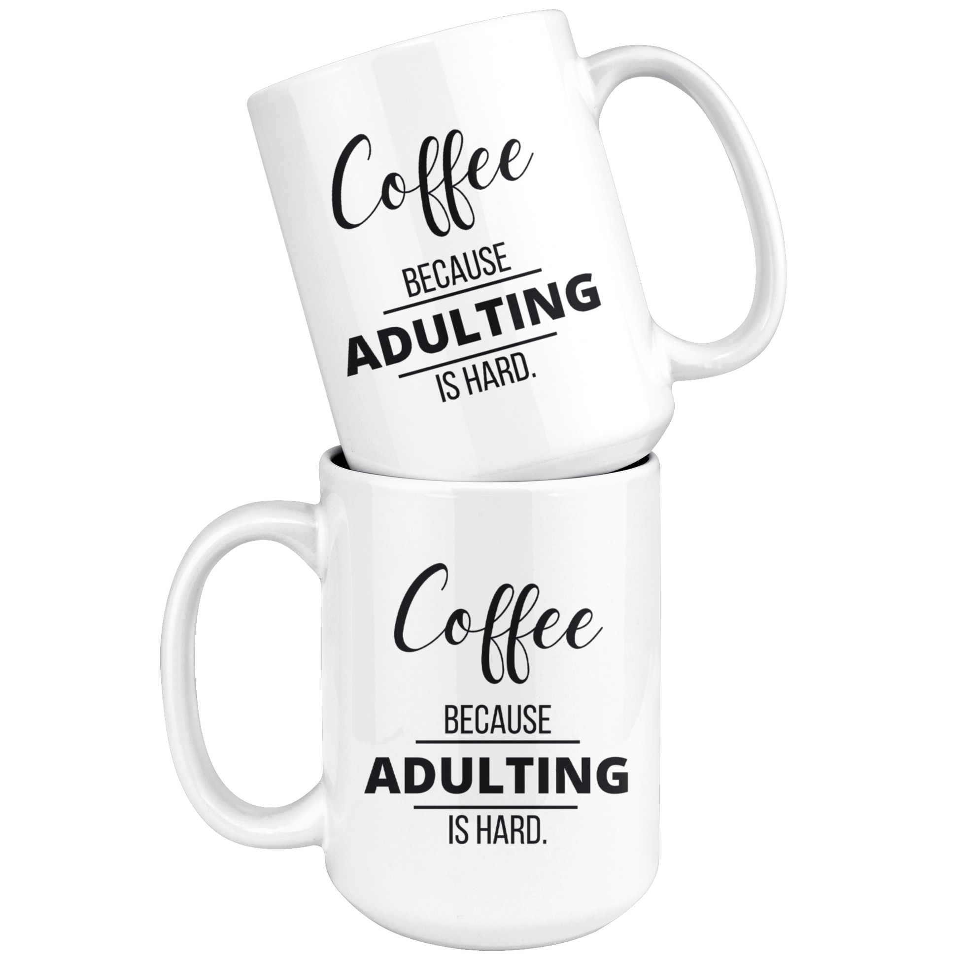 Home And Living Coffee Because Adulting Is Hard Thermal Tumbler 16 Oz Coffee T Coffee Quote 2924