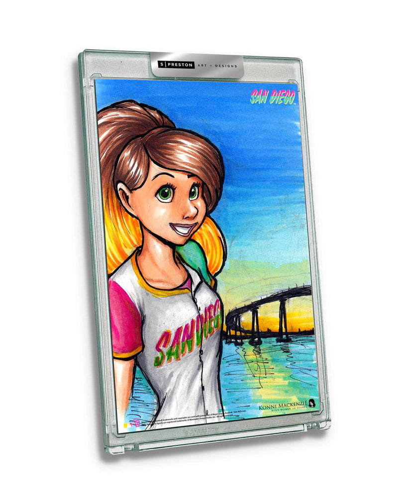 WinS® Houston Astros City Connect - Konni Mackenzie Art Card Slab