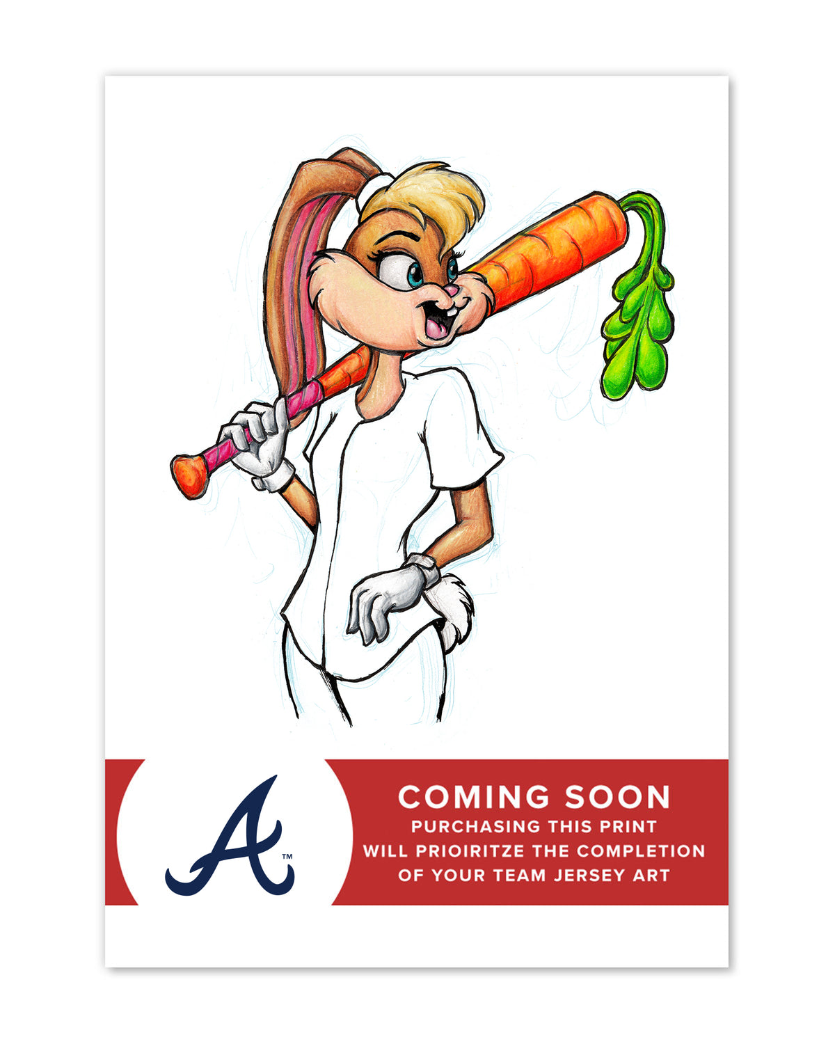 Bubblegum Bugs Bunny x MLB - Orioles by S. Preston – S. Preston Art +  Designs