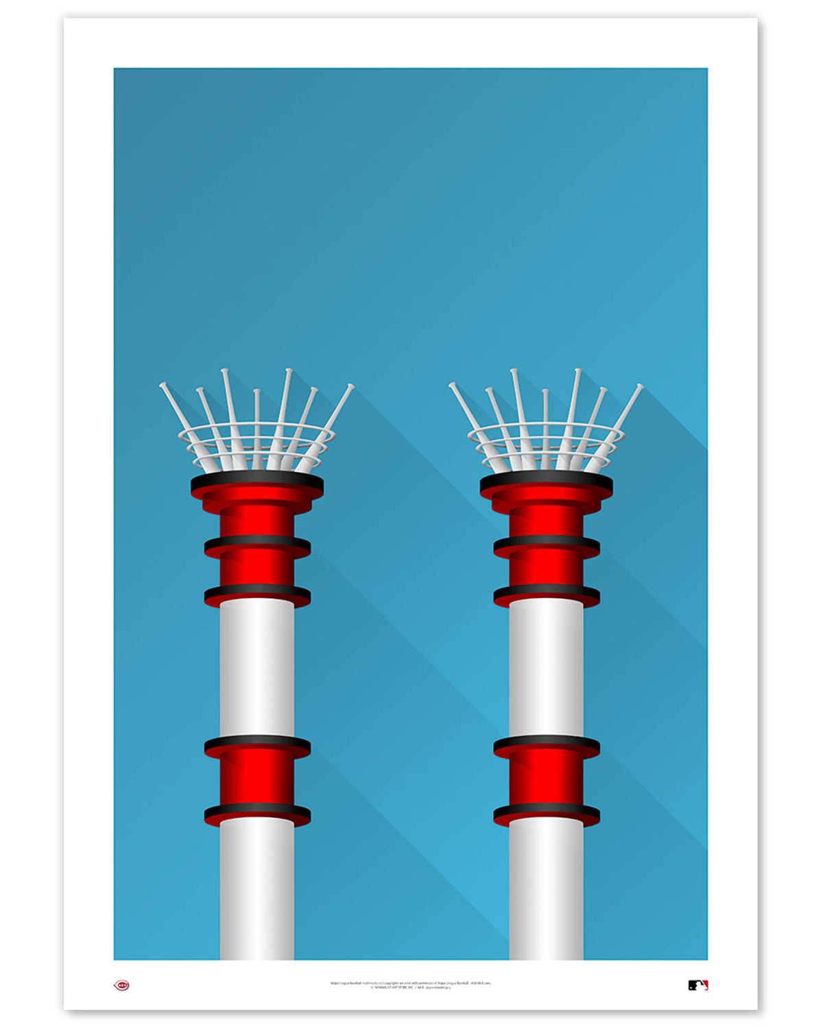 Minimalist Kauffman Stadium Kansas City Royals - S. Preston – S