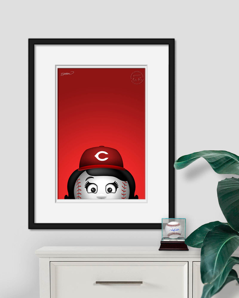 Jonathan India Cincinnati Reds Baseball Poster Art Print