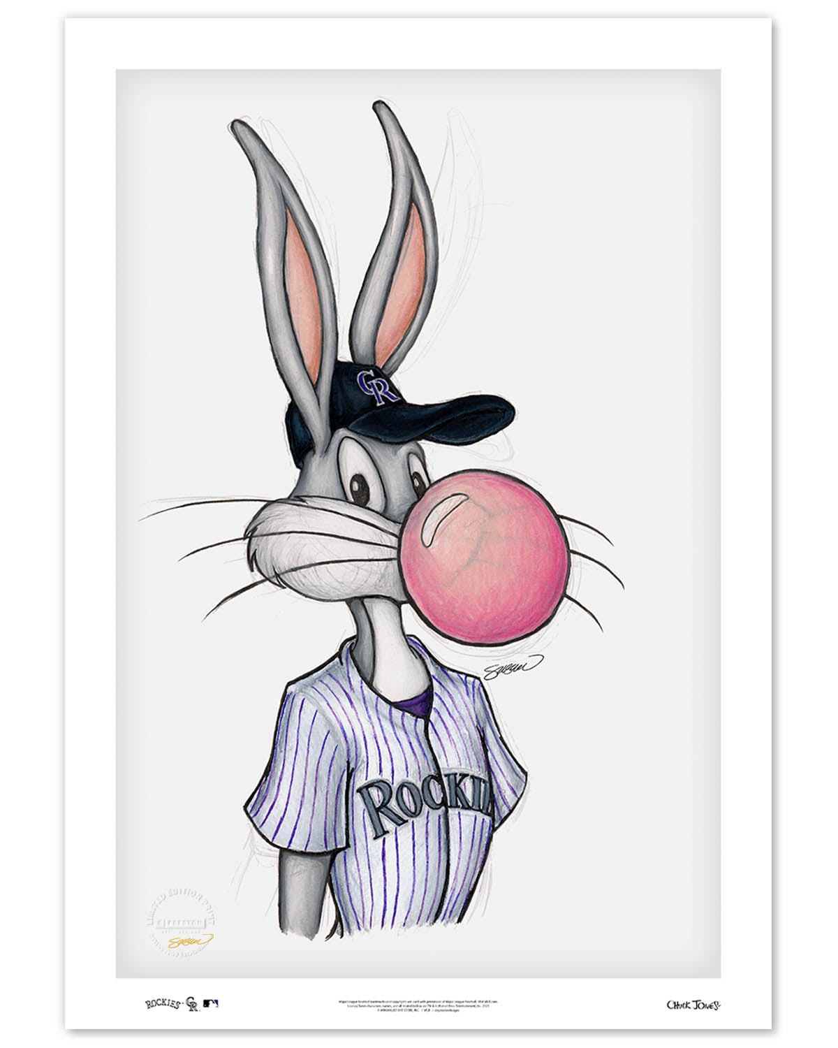 Oakland Athletics Looney Tunes Bugs Bunny Baseball Jersey