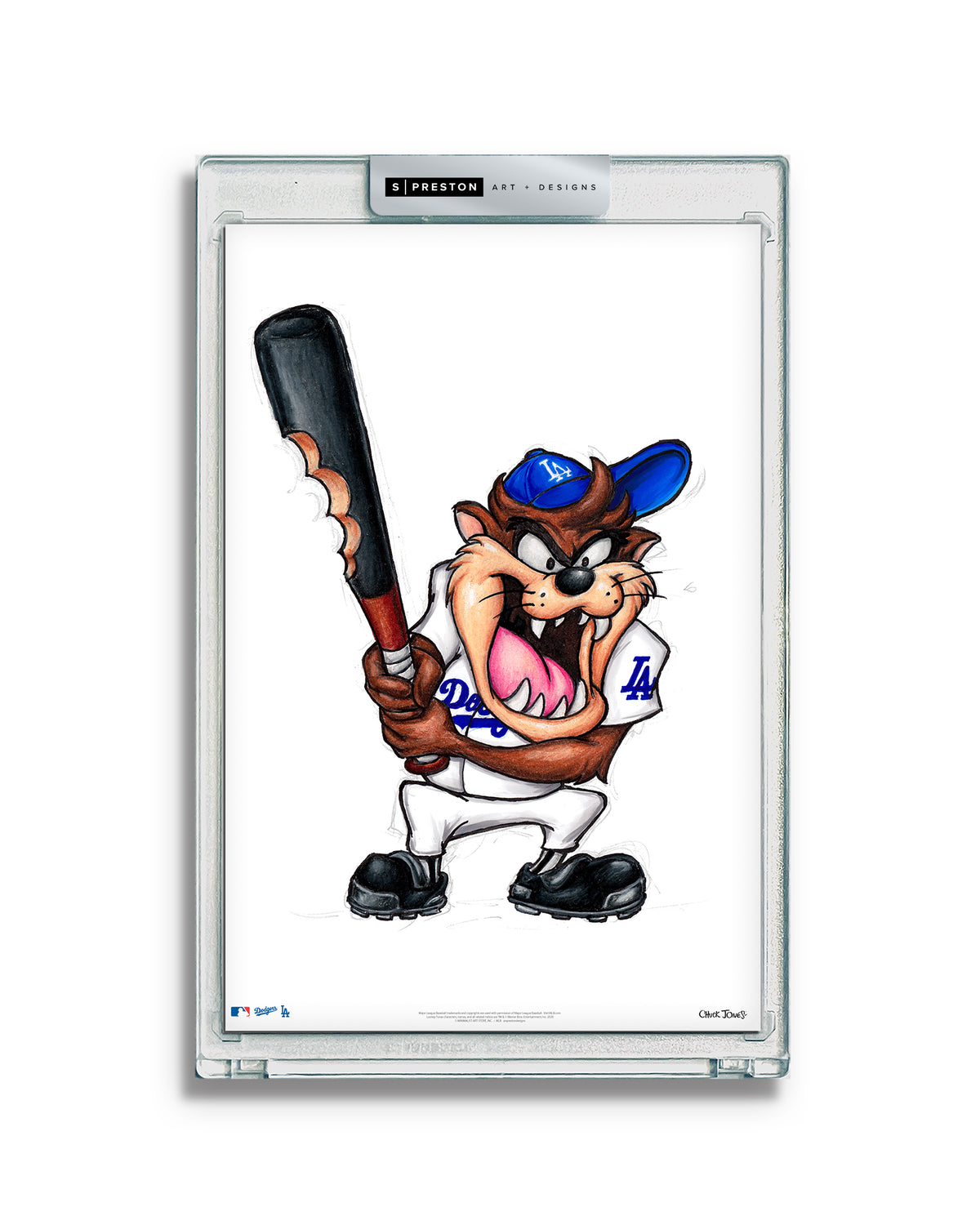 Bubblegum Bugs x MLB Dodgers Limited Edition Fine Art Print