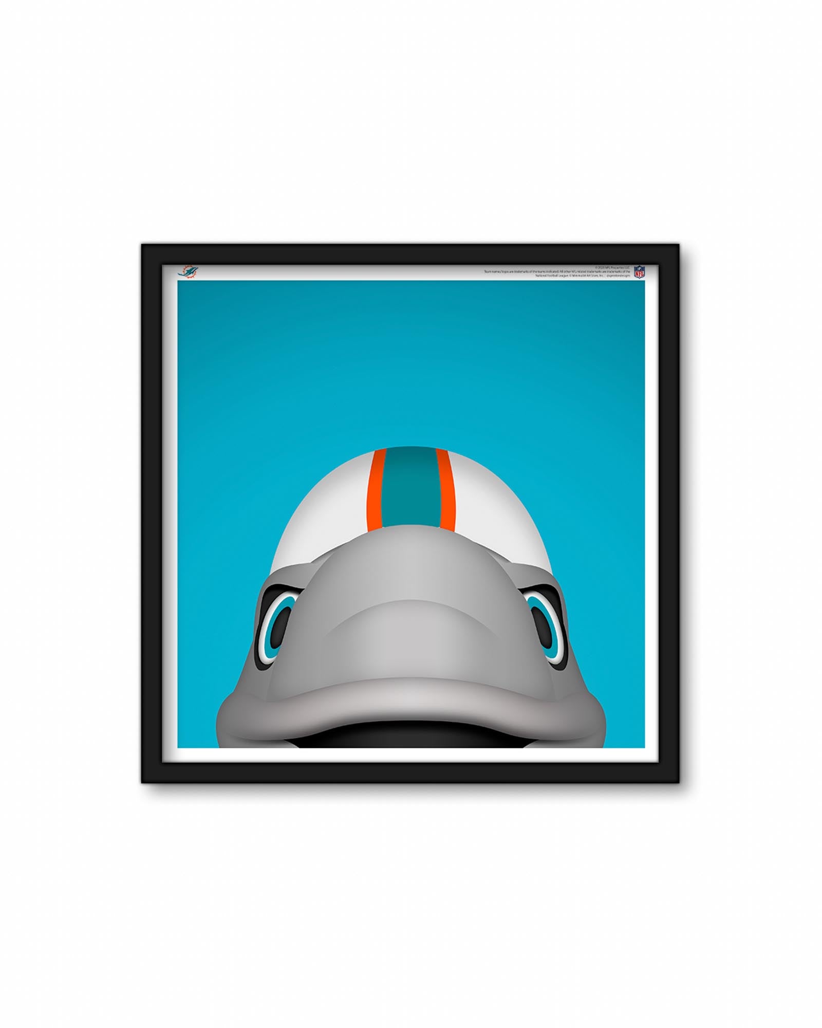 Miami Dolphins hard hat