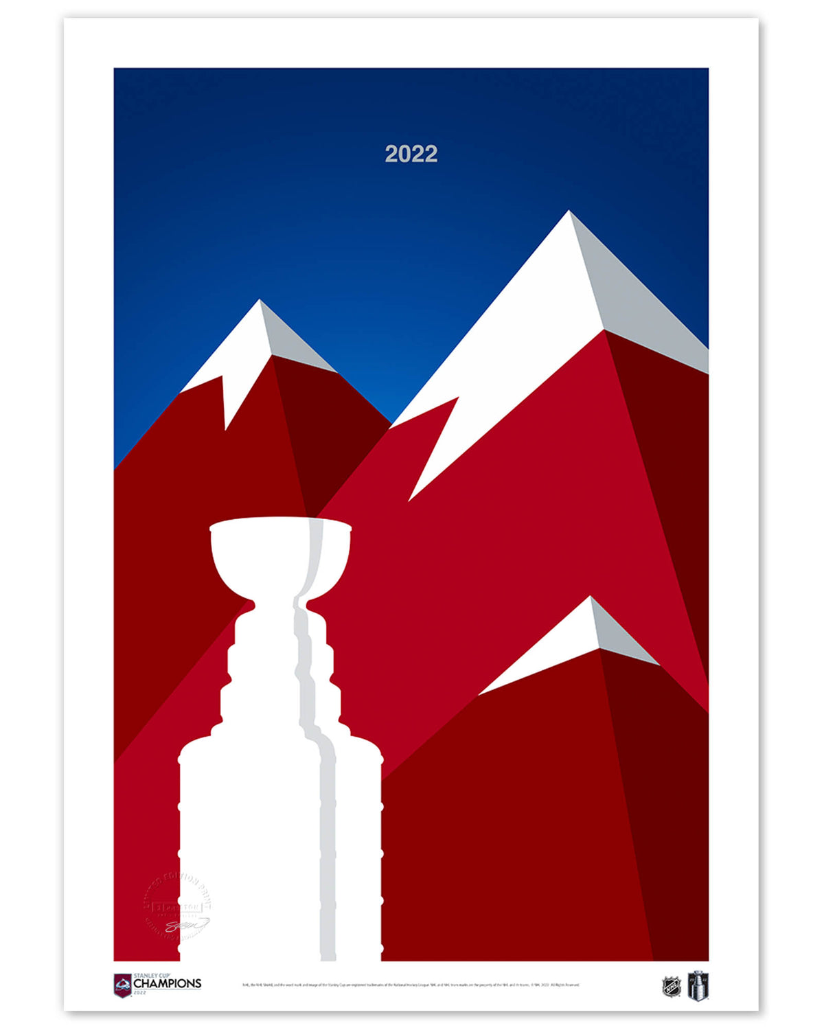 Minimalist Stanley Cup 2023 Vegas Golden Knights Limited Ed. Art Print – S.  Preston Art + Designs