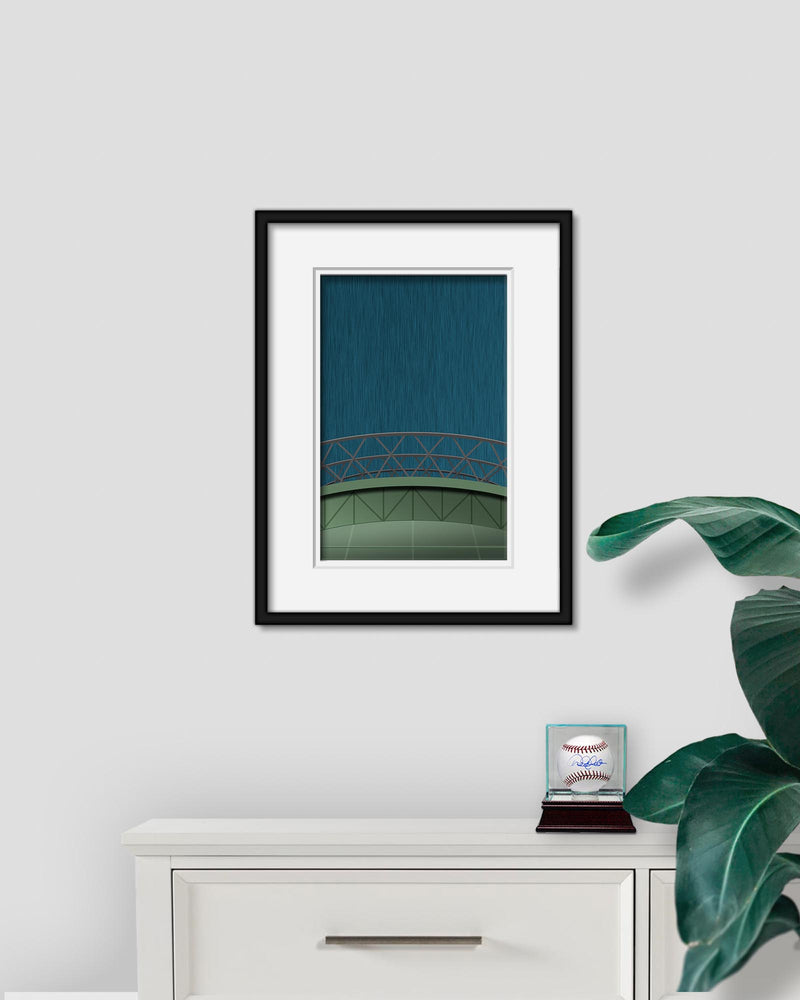 Minimalist Nationals Park Fine Art Print