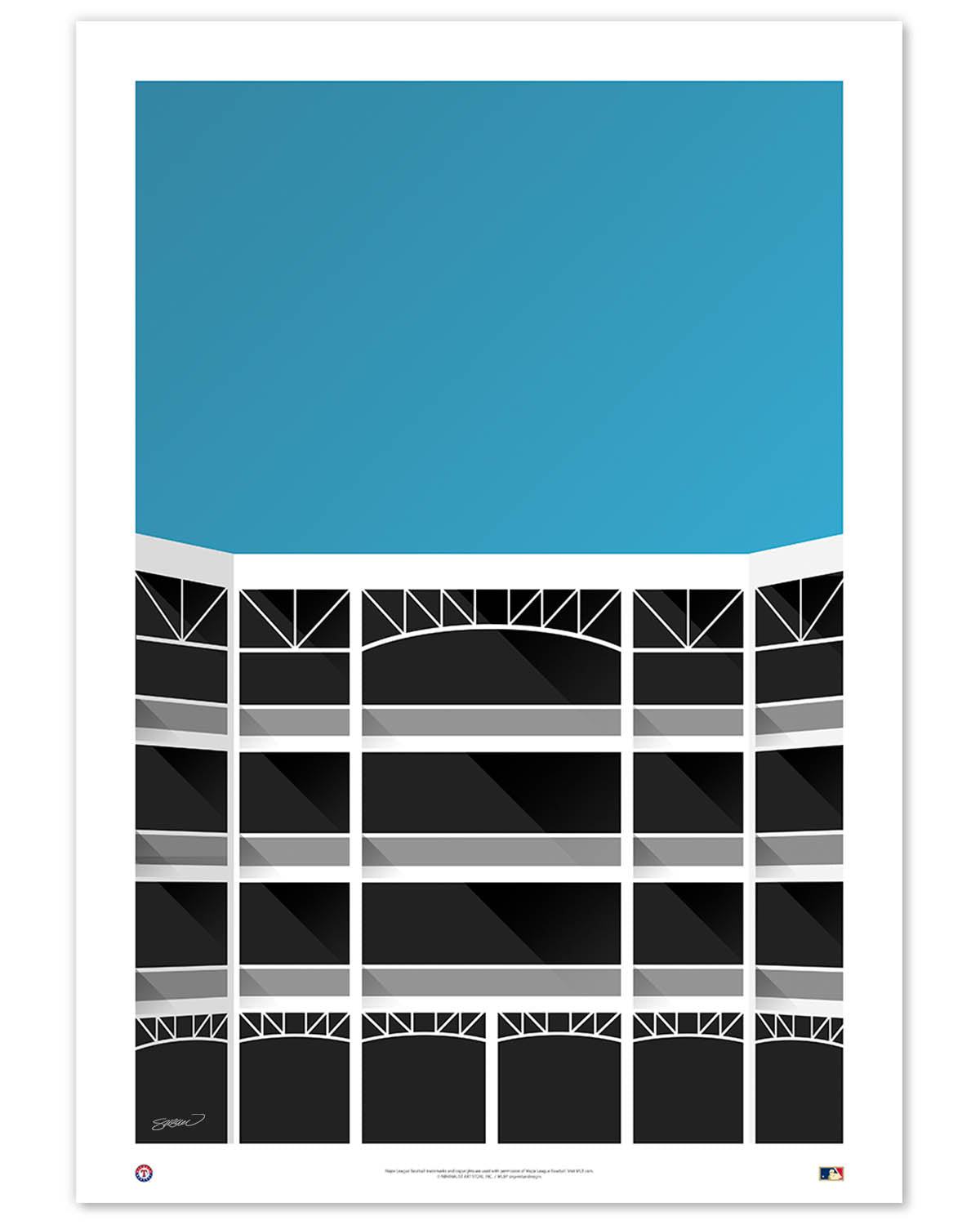 Minimalist Old Yankee Stadium New York Yankees - S. Preston – S