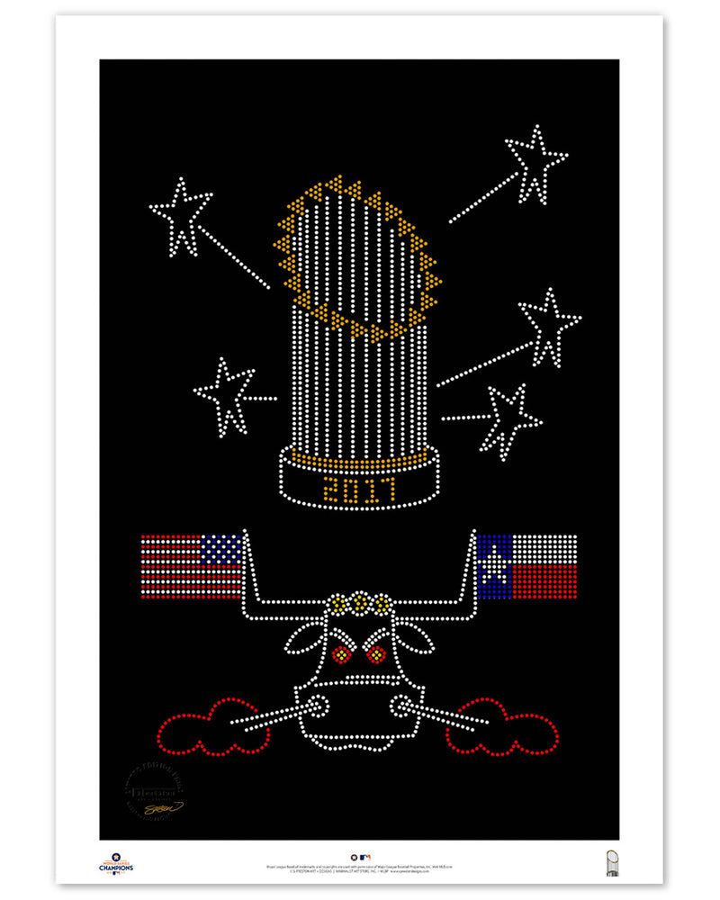 Minimalist Minute Maid Park Houston Astros - S. Preston – S. Preston Art +  Designs