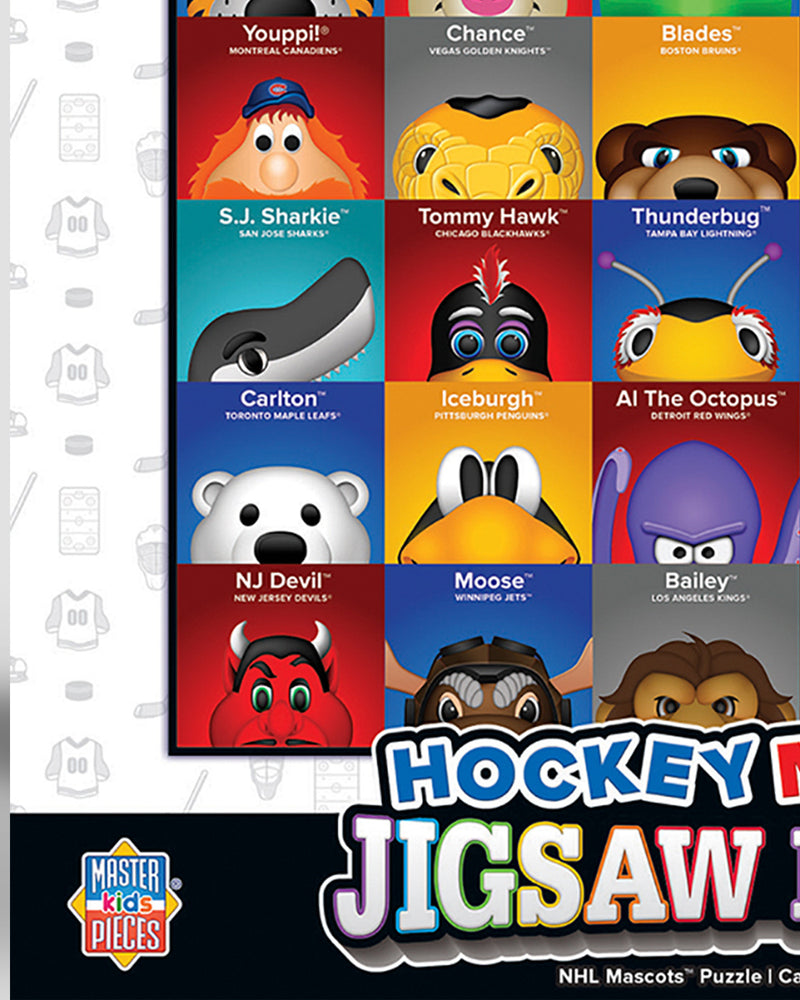 Minimalist NHL Mascot Jigsaw Puzzle - S. Preston – S. Preston Art + Designs