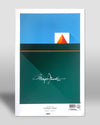 Minimalist Fenway Park - Roger Clemens Autographed - Poster Print - Authenticated